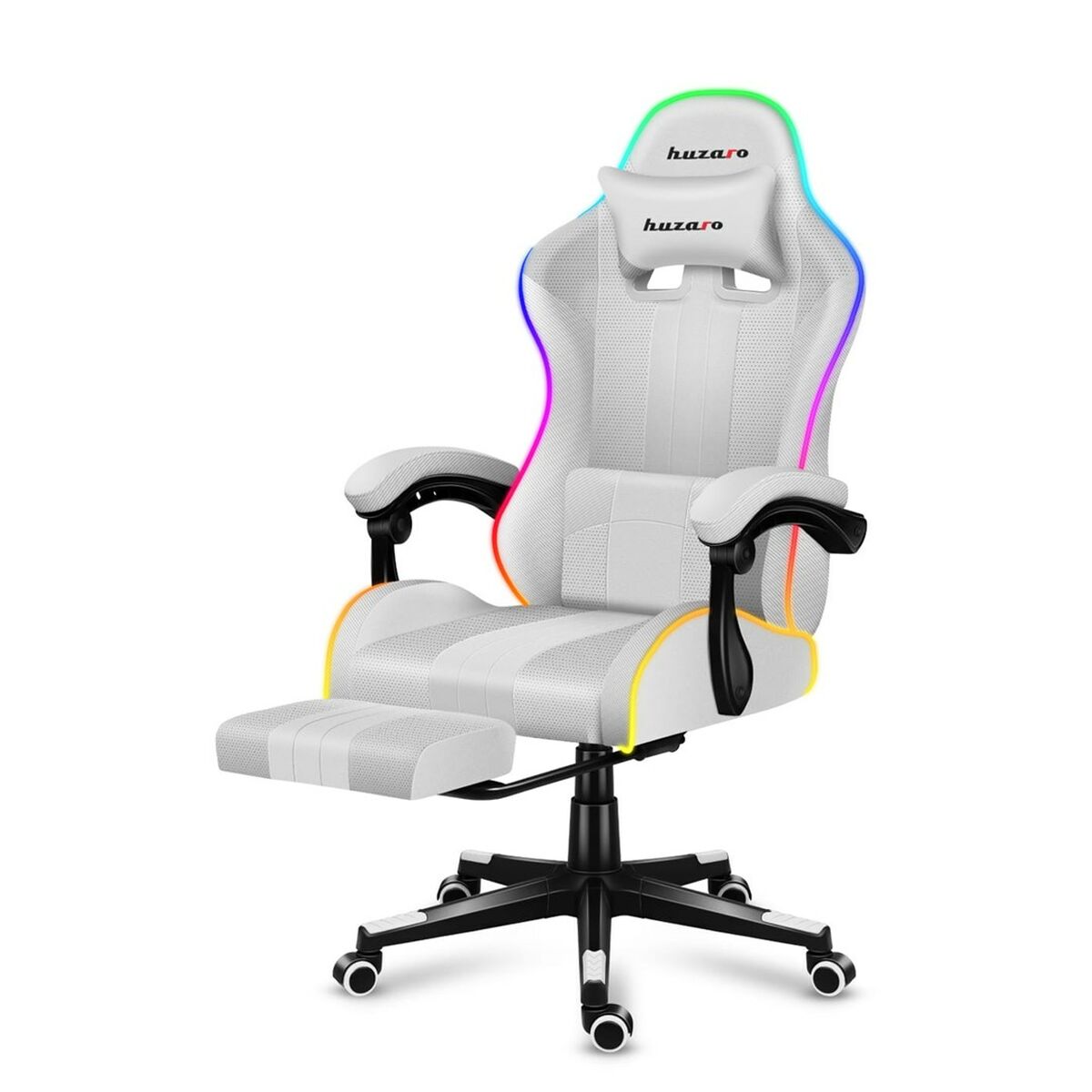 Sedia Gaming Huzaro FORCE 4.7 RGB Bianco 10 S9146241_8
