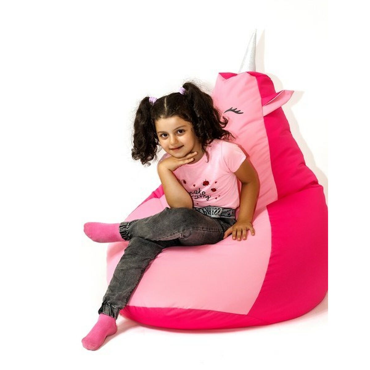 Puff GO GIFT Rosa Rosa chiaro Oxford 105 x 80 cm 3 S9143036_1
