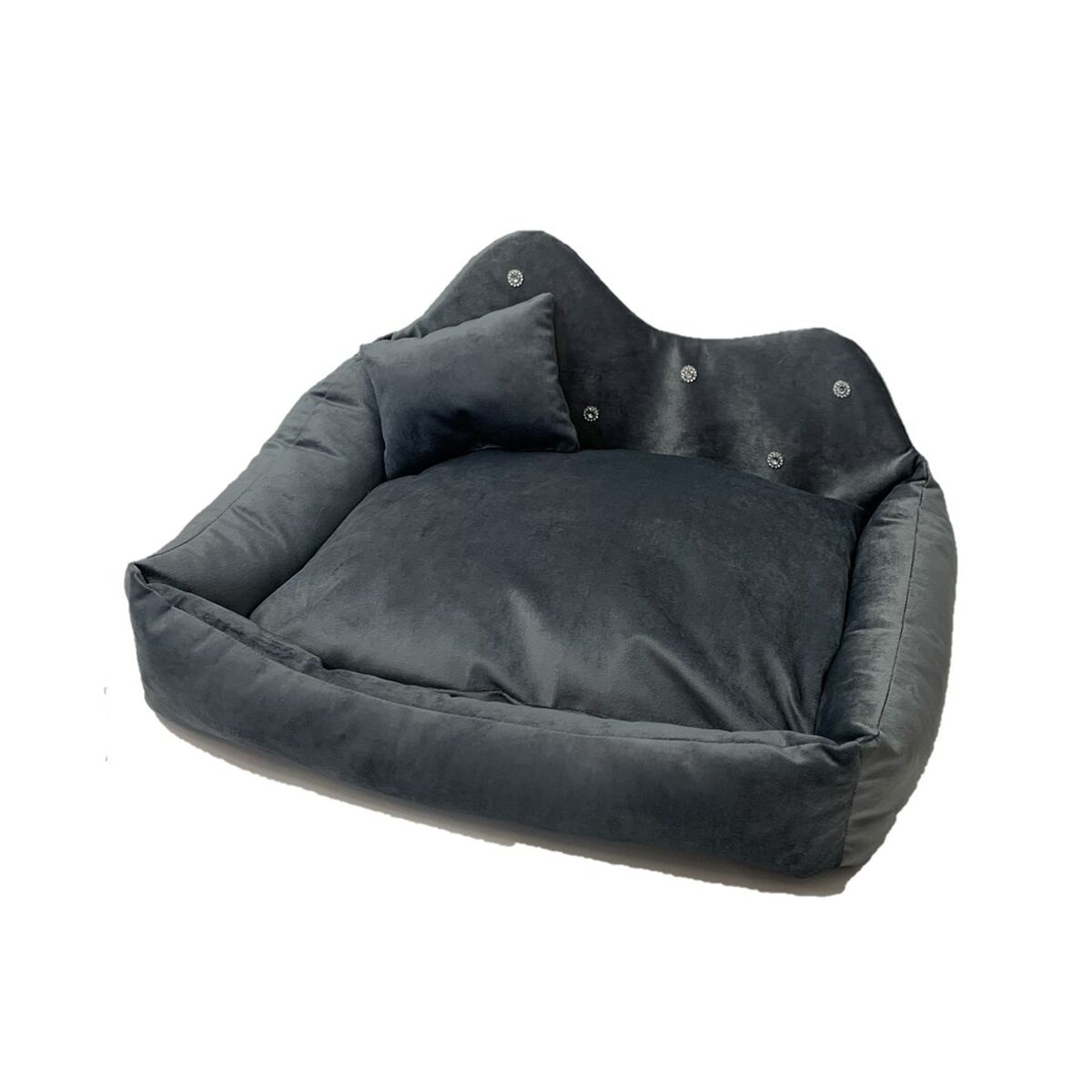 Letto per animali domestici GO GIFT L Grigio 52 x 1 x 42 cm 2 S9142398_0