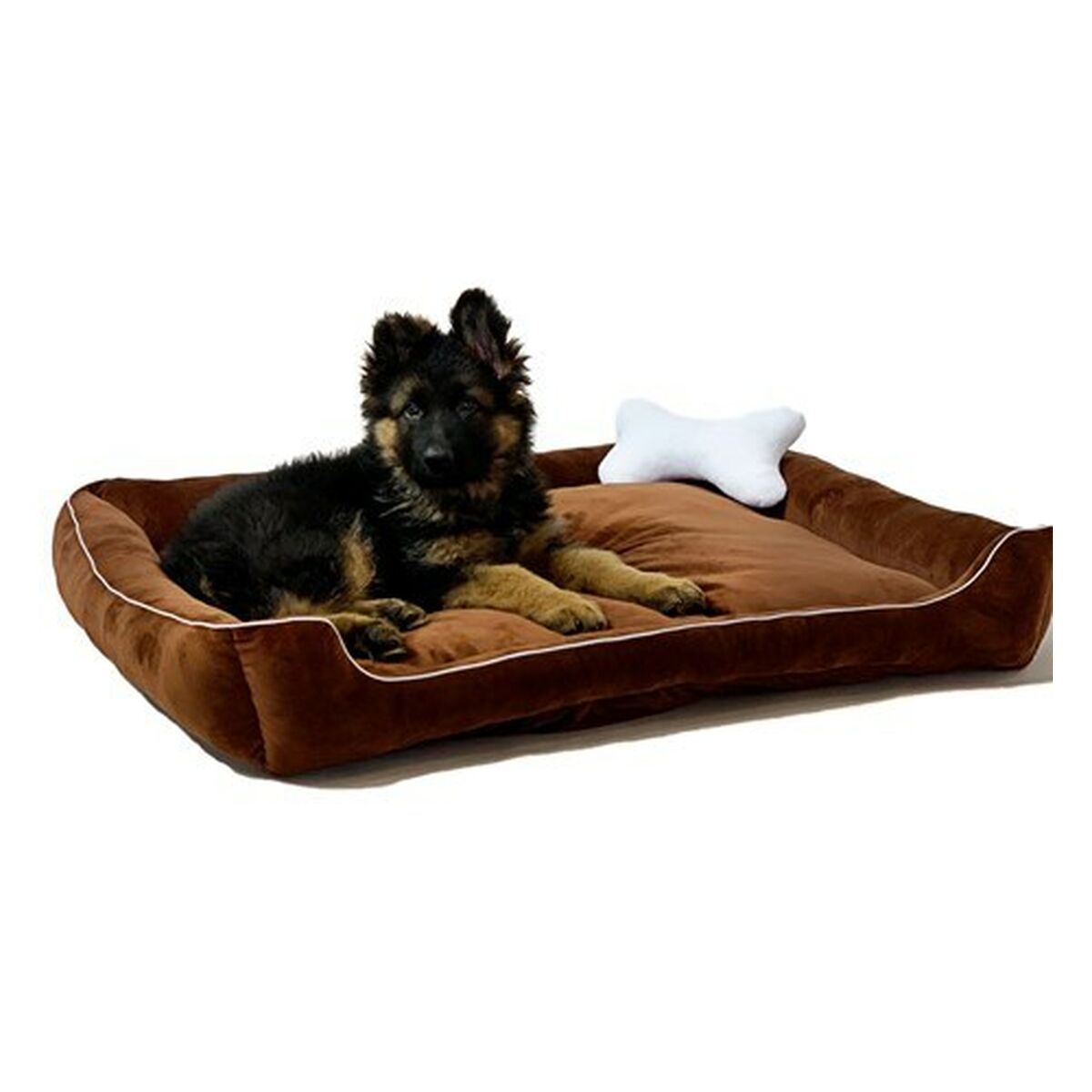 Letto per animali domestici GO GIFT Bronce 95 x 95 x 70 cm 3 S9142417_1
