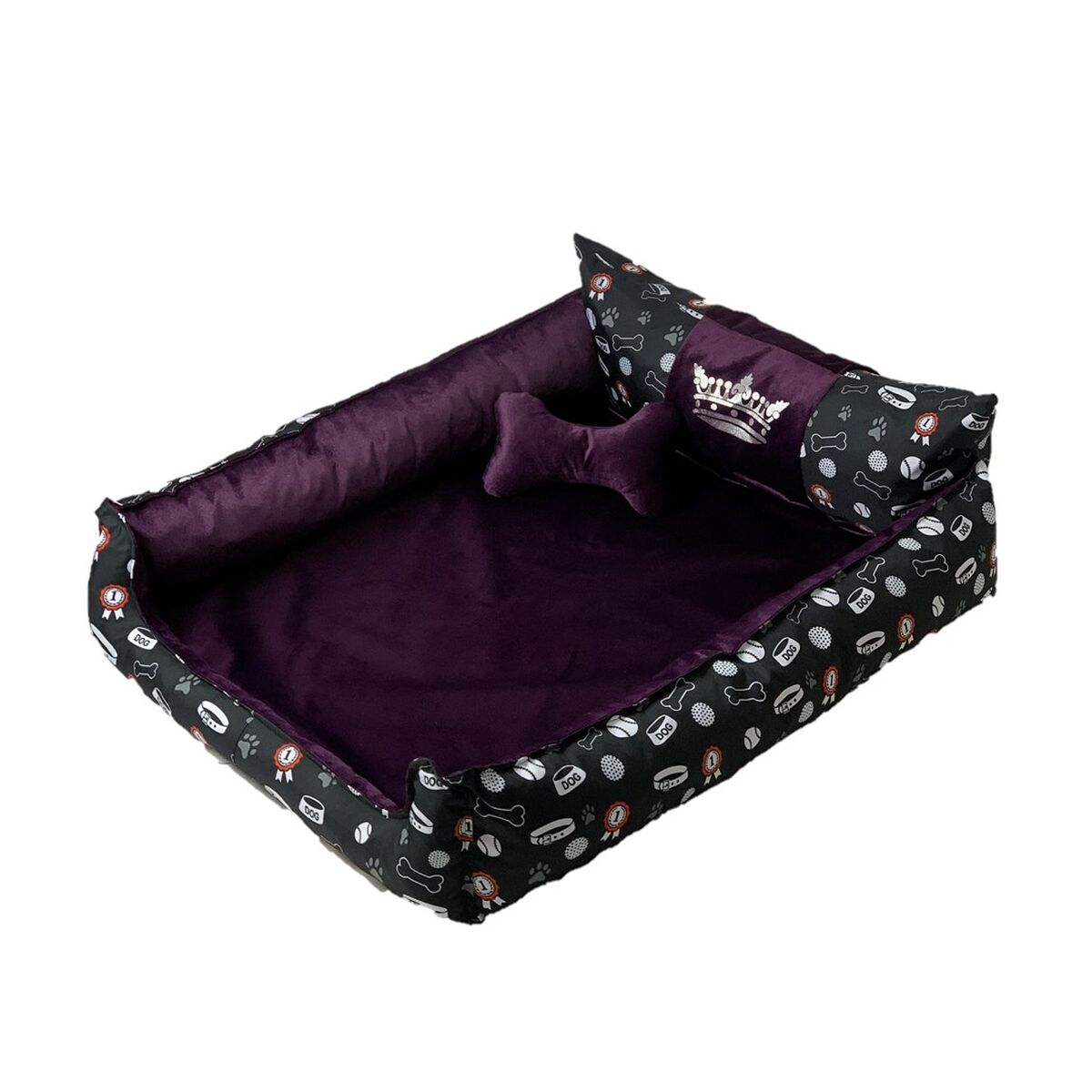 Letto per animali domestici GO GIFT XL Porpora 100 x 18 x 40 cm 2 S9142378_0