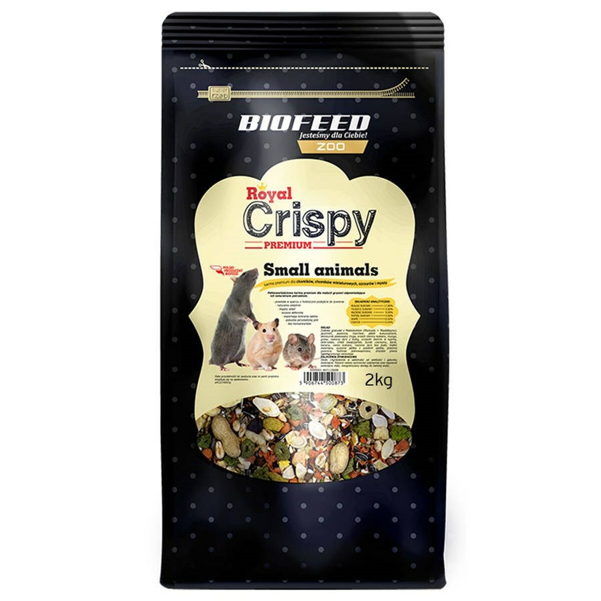 mangime Biofeed Royal Crispy Premium Roditori 2 Kg 2 S9188628_0