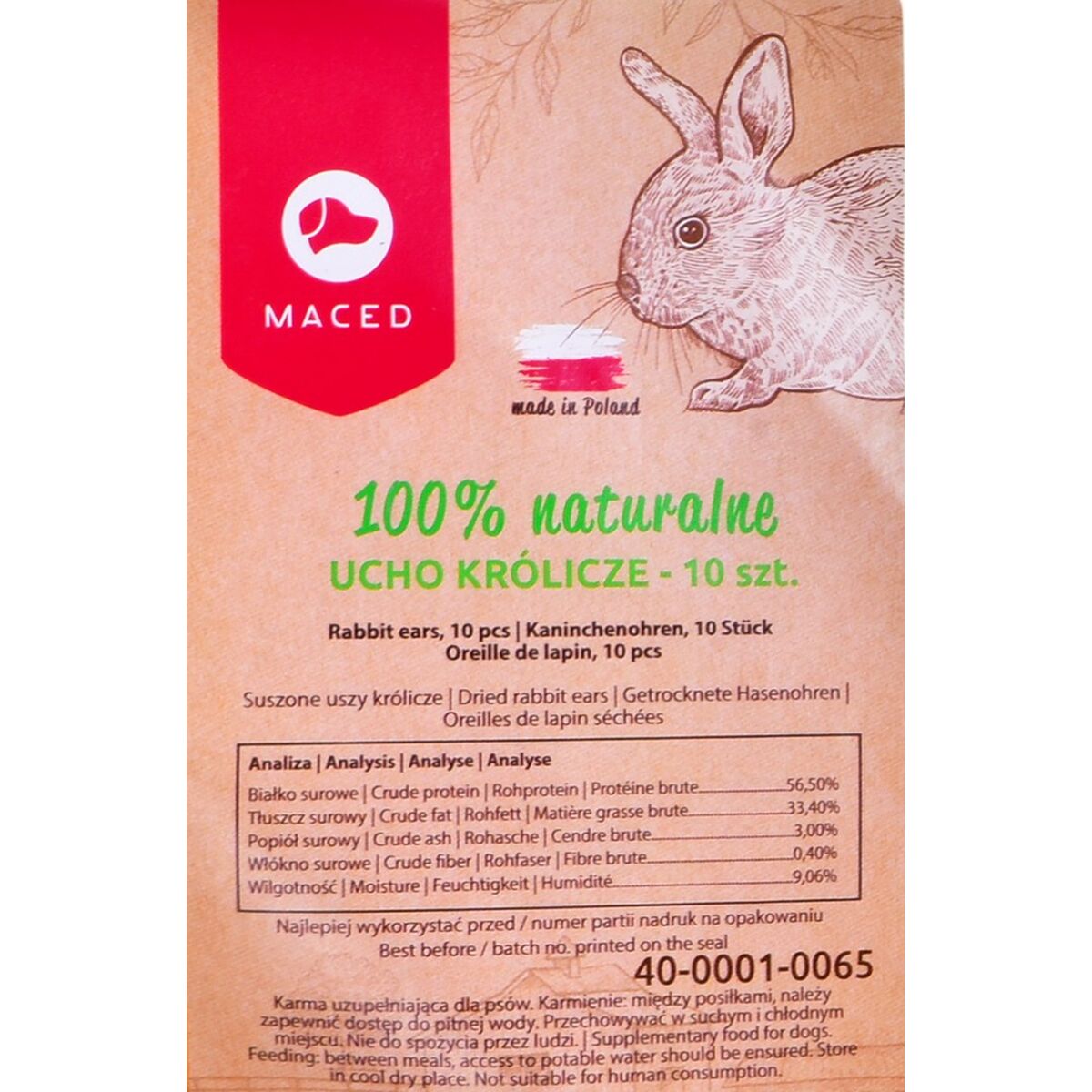 Snack per Cani Maced Orejas 300 g 3 S9110739_1