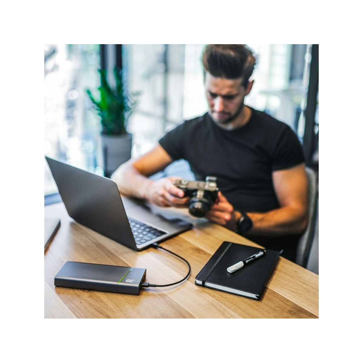 Powerbank Green Cell PBGC04 26800 mah Verde Acciaio 4 S91107101_2