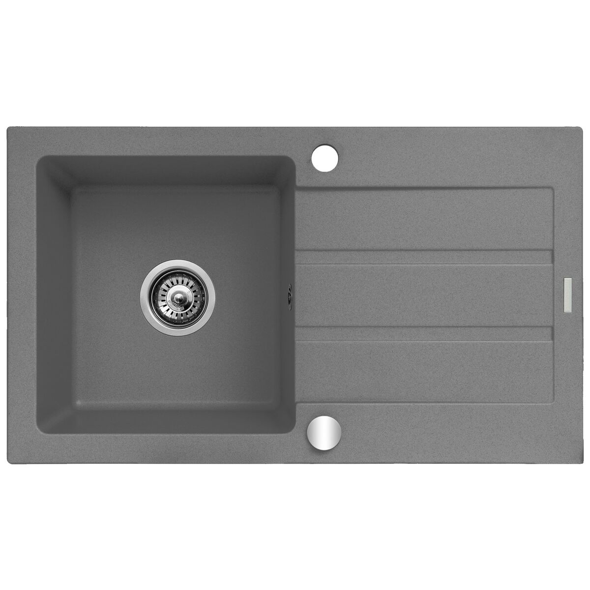 Lavello a Una Vasca Maidsinks 76 x 44 cm Grigio 2 S9102879_0