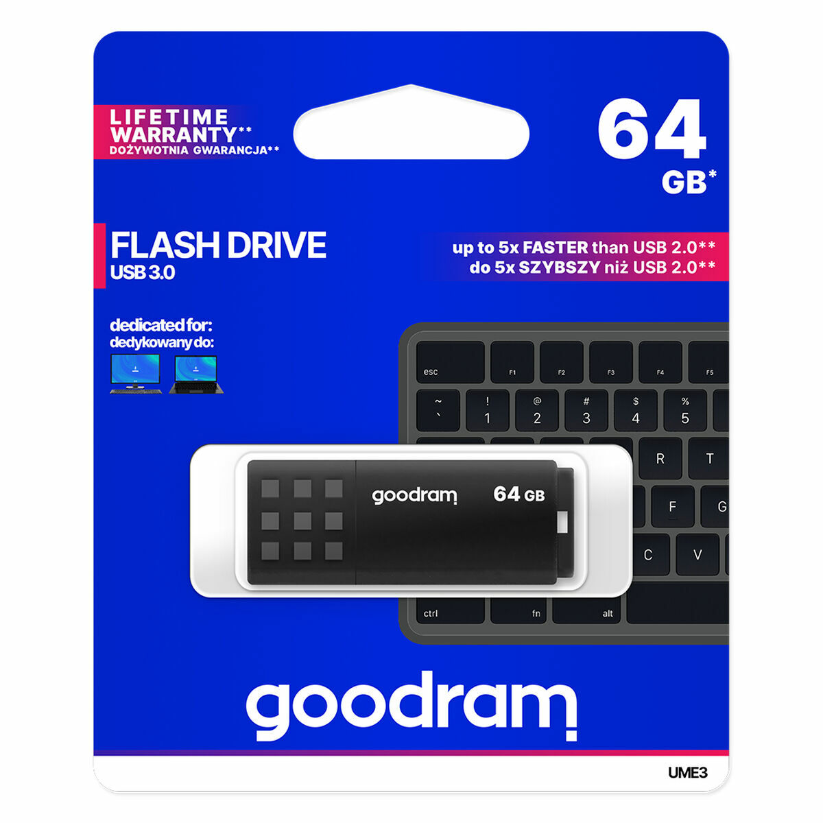 Memoria USB GoodRam UME3 Nero 64 GB 6 S9122059_4
