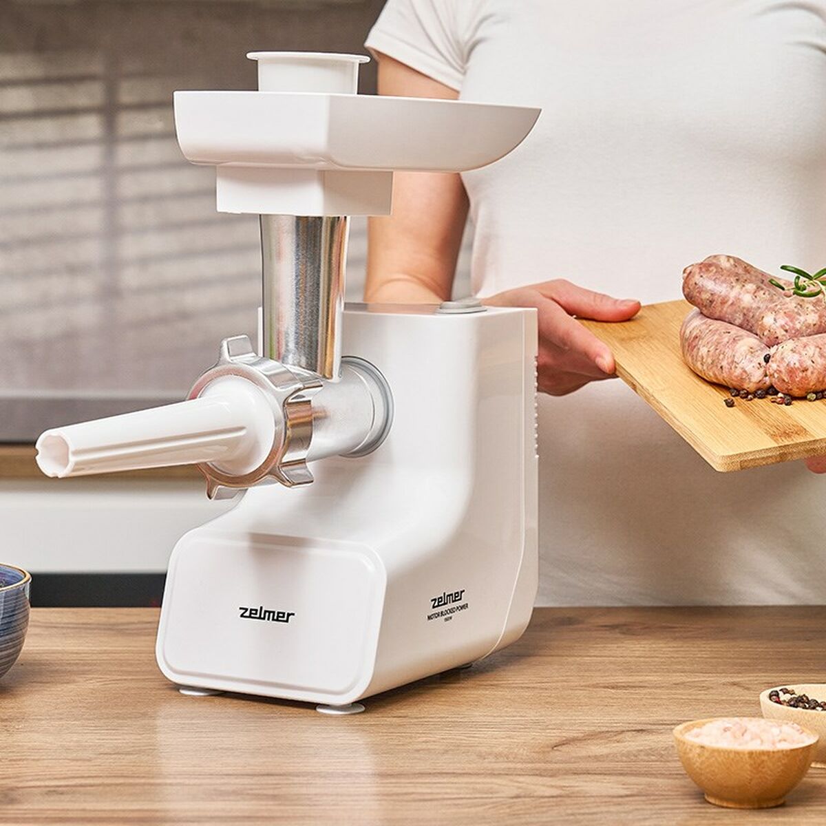 Tritatutto Zelmer ZMM3512B Bianco Argentato Metallo 1500 W 12 S91106071_10