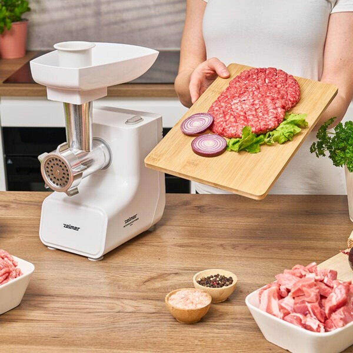 Tritatutto Zelmer ZMM3512B Bianco Argentato Metallo 1500 W 15 S91106071_13