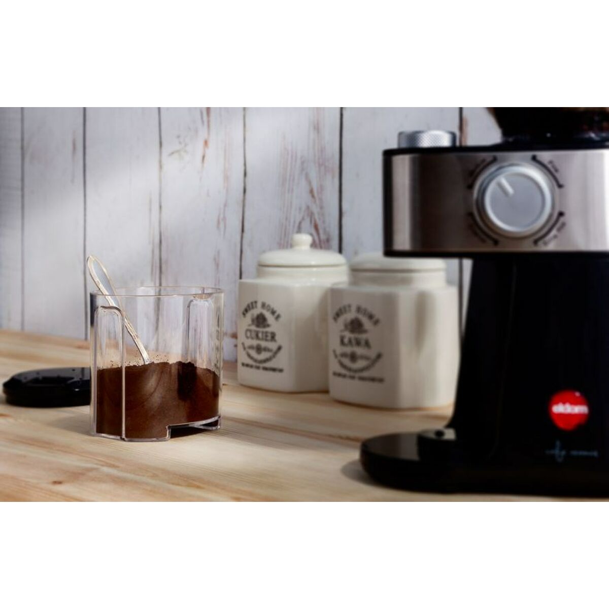 Macinacaffè Eldom MK170 Nero Acciaio 200 W 250 g 5 S9102292_3