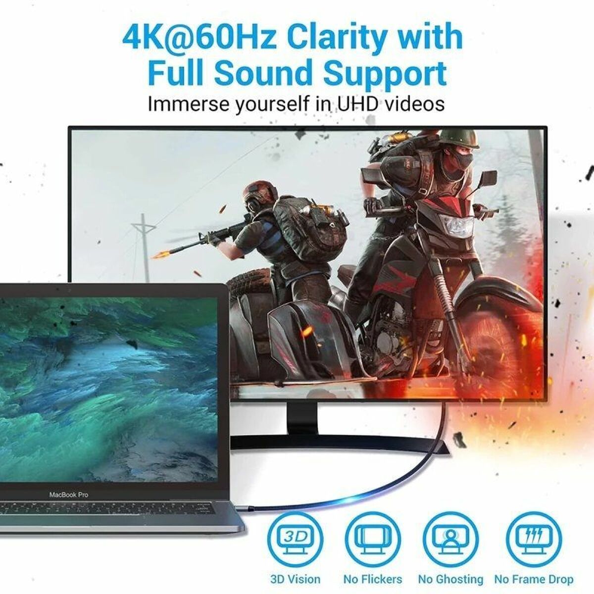 Cavo HDMI Vention CRBBG 1,5 m 4 S9909927_2