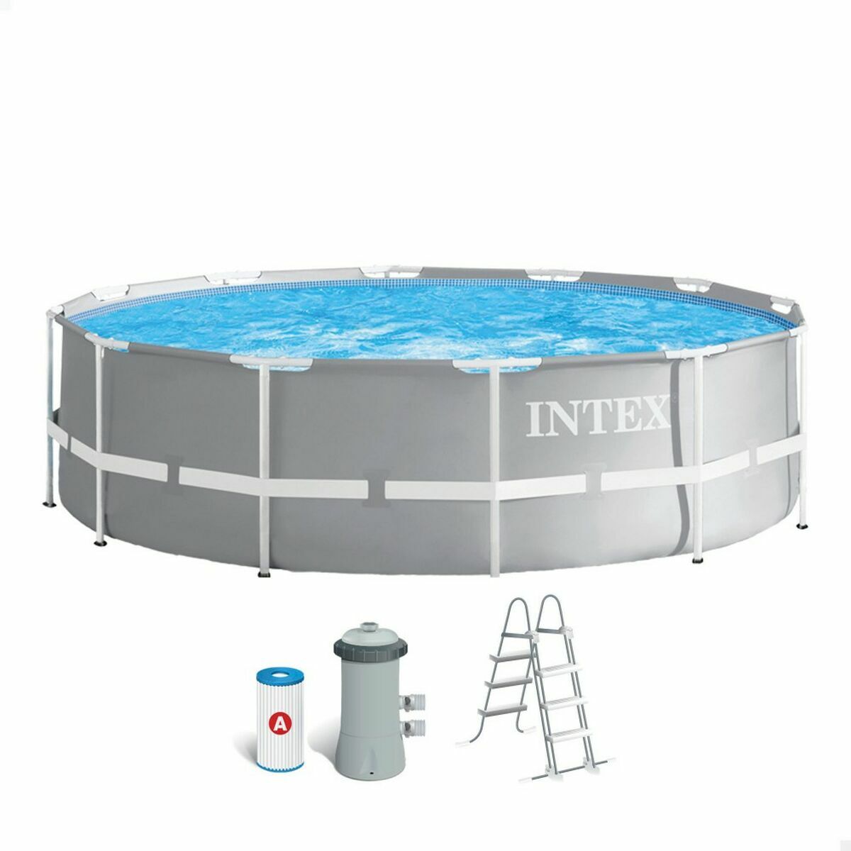 Piscina Smontabile Intex Prism Frame 366 x 99 x 366 cm 8592 l 2 S2433380_0