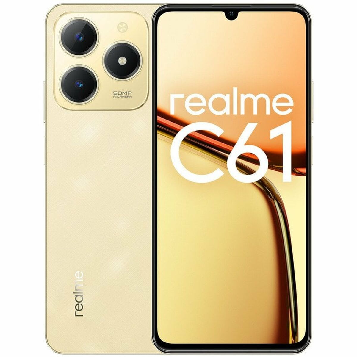 Smartphone Realme C61 4G 6,7" Unisoc 6 GB RAM 256 GB Dorato 2 M0802994_0