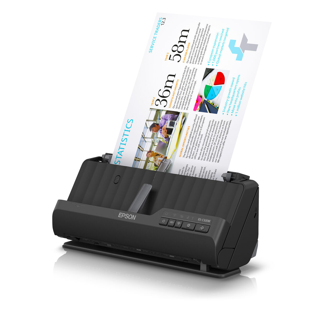 Scanner Epson ES-C320W 10 S55242522_8