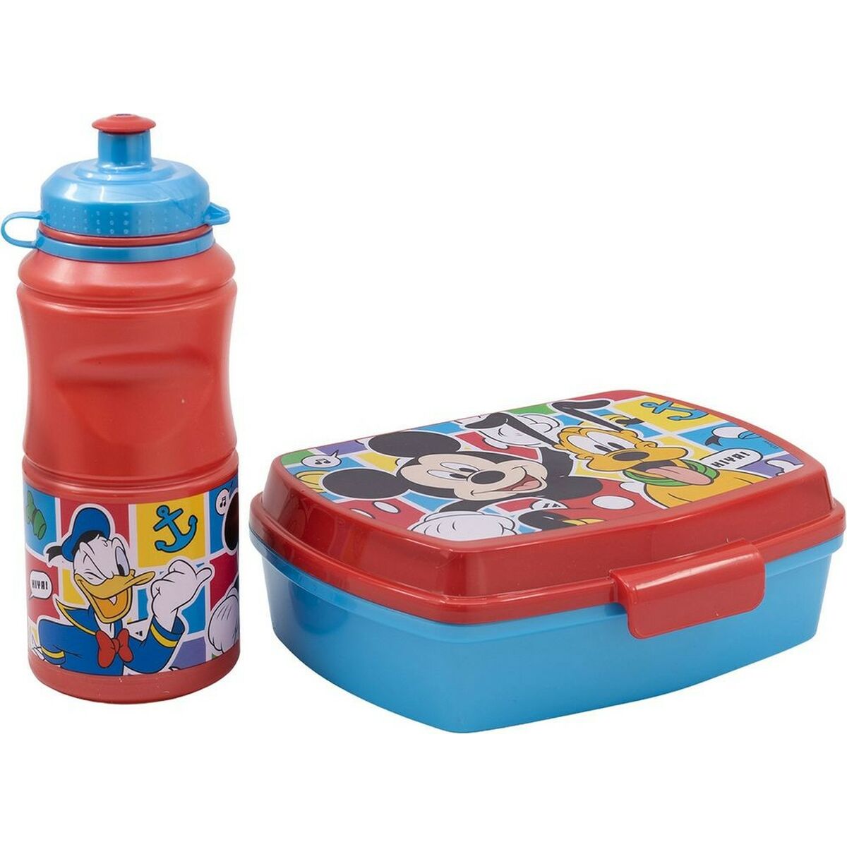 Contenitore per il pranzo con Bottiglia Mickey Mouse CZ11277 380 ml 17 cm Plastica 2 S37115907_0