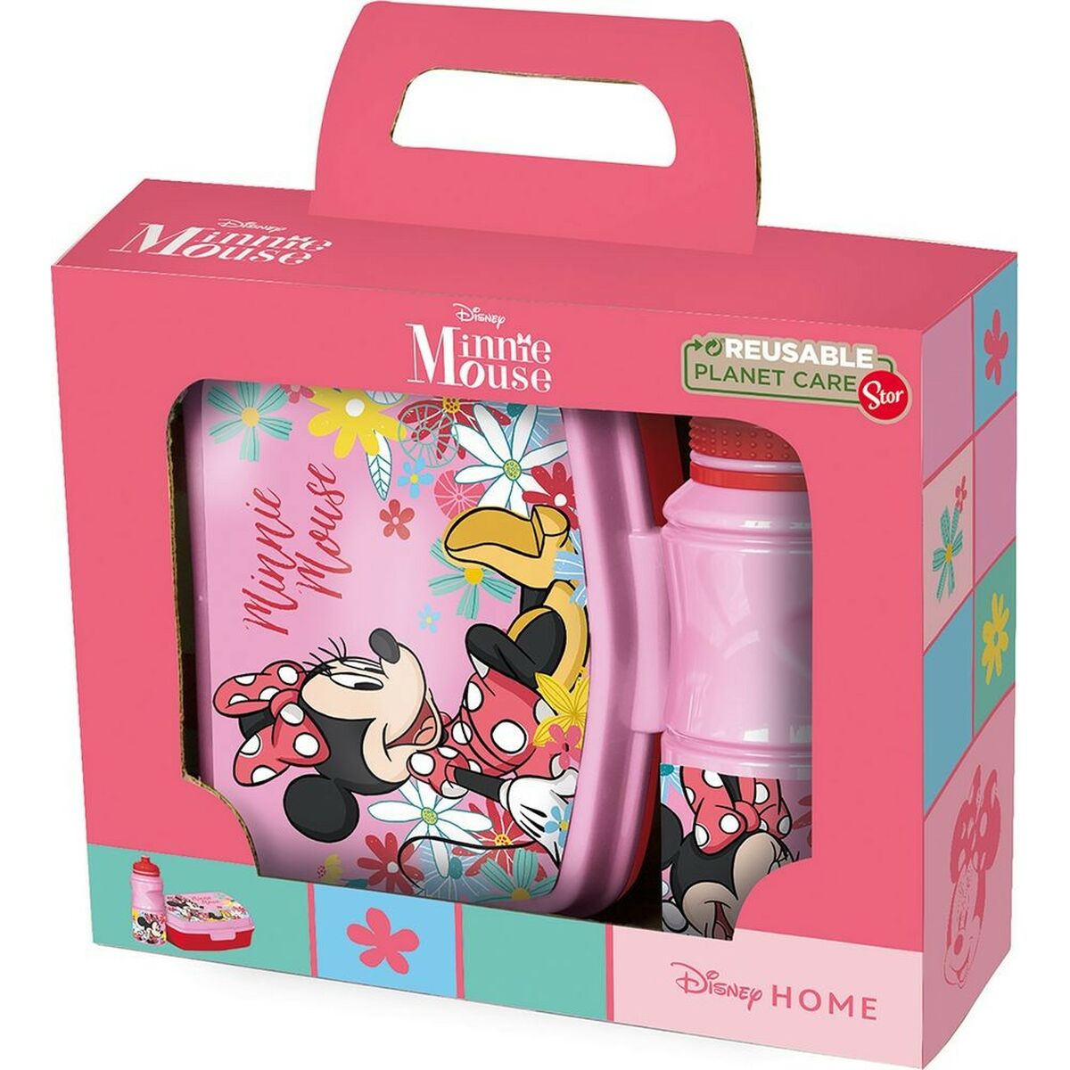 Contenitore per il pranzo con Bottiglia Minnie Mouse CZ11278 380 ml 17 cm Plastica 3 S37115908_1