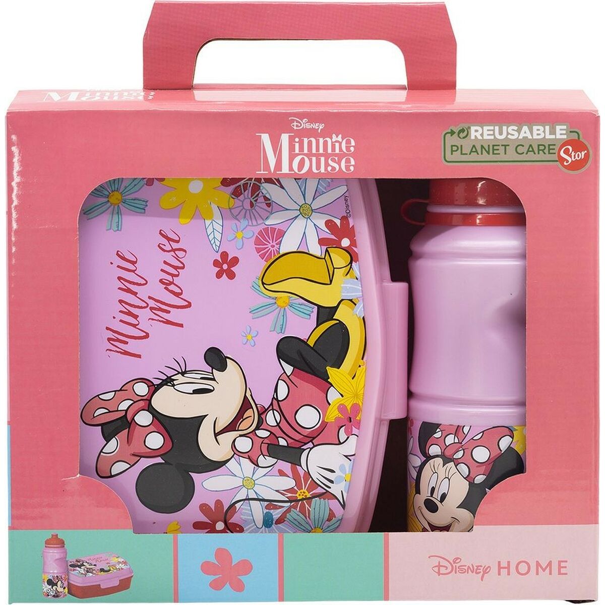 Contenitore per il pranzo con Bottiglia Minnie Mouse CZ11278 380 ml 17 cm Plastica 4 S37115908_2