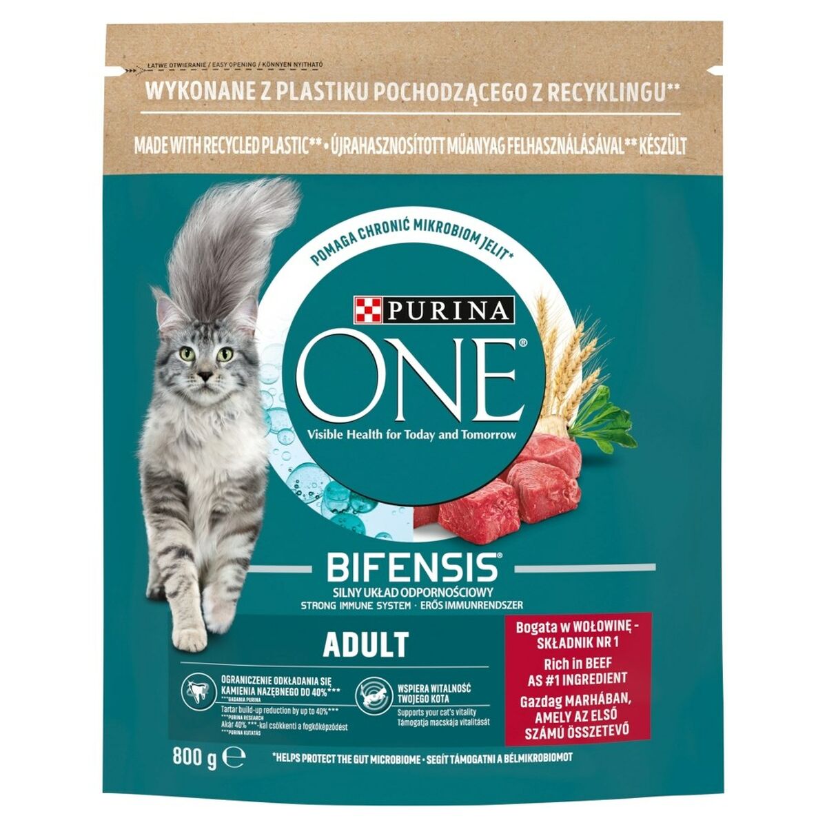 Cibo per gatti Purina One Bifensis Adult Adulto Carne di vitello 800 g 2 S9137080_0