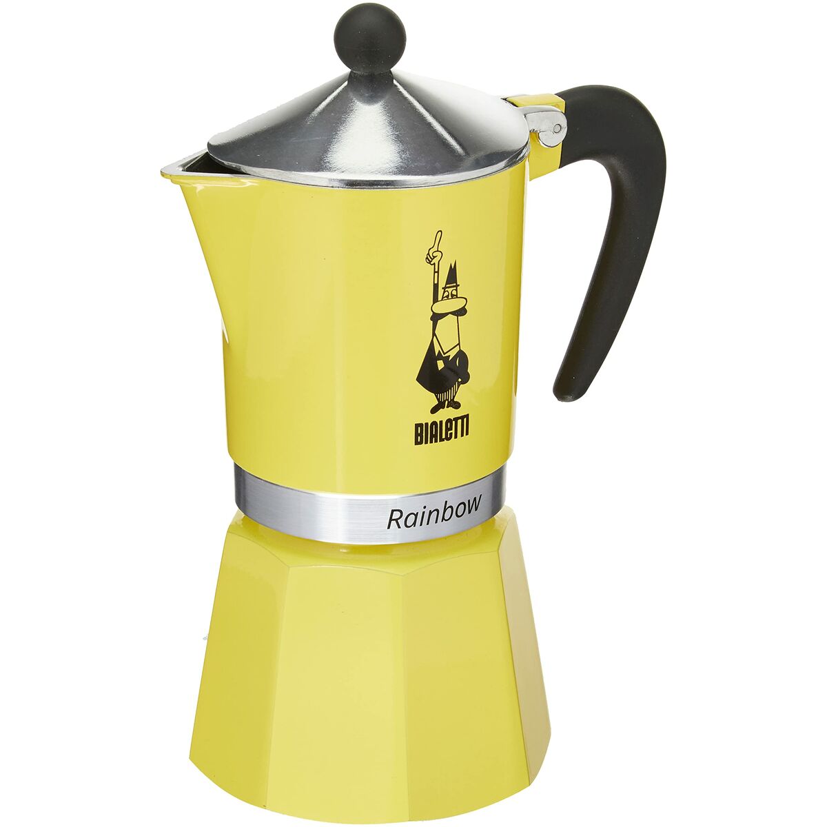 Caffettiera Italiana Bialetti Rainbow Giallo Alluminio 300 ml 3 S9140622_1