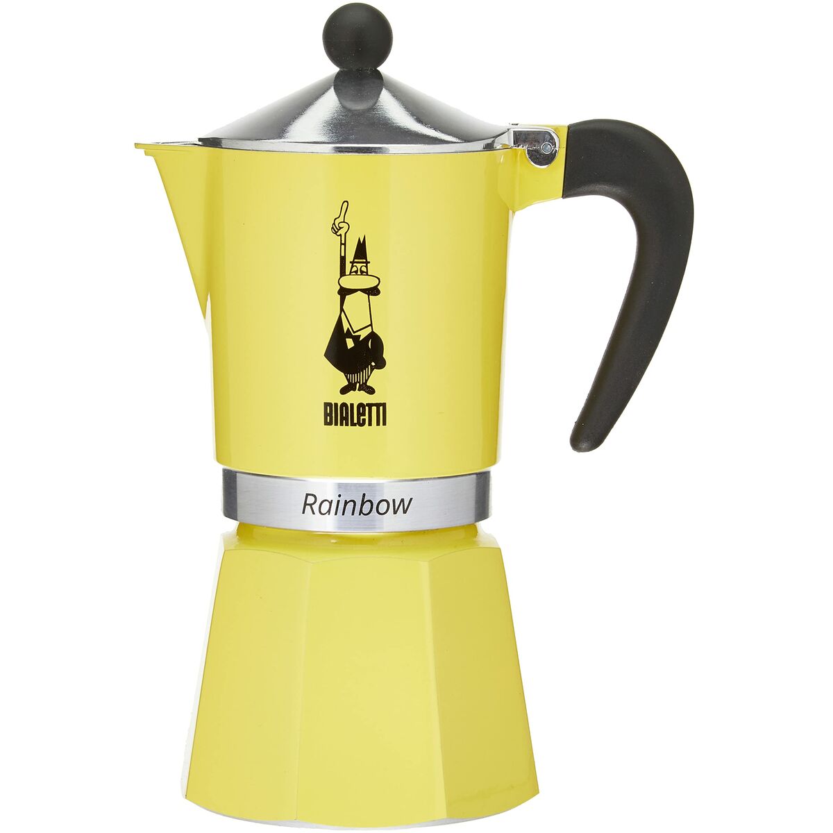 Caffettiera Italiana Bialetti Rainbow Giallo Alluminio 300 ml 5 S9140622_3