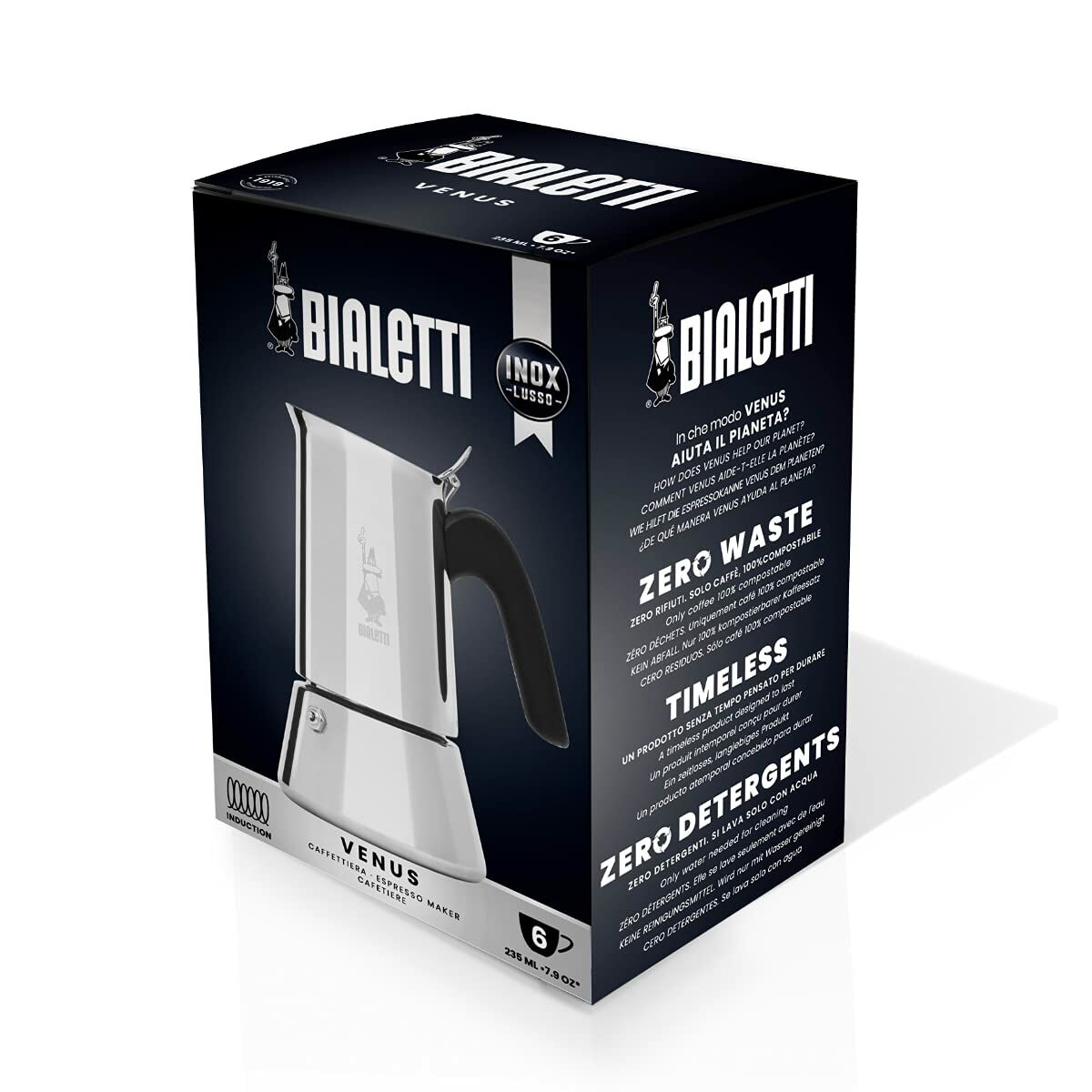 Caffettiera Italiana Bialetti 0007254 Argentato Acciaio inossidabile 4 Tazze 200 ml 9 S9101077_7