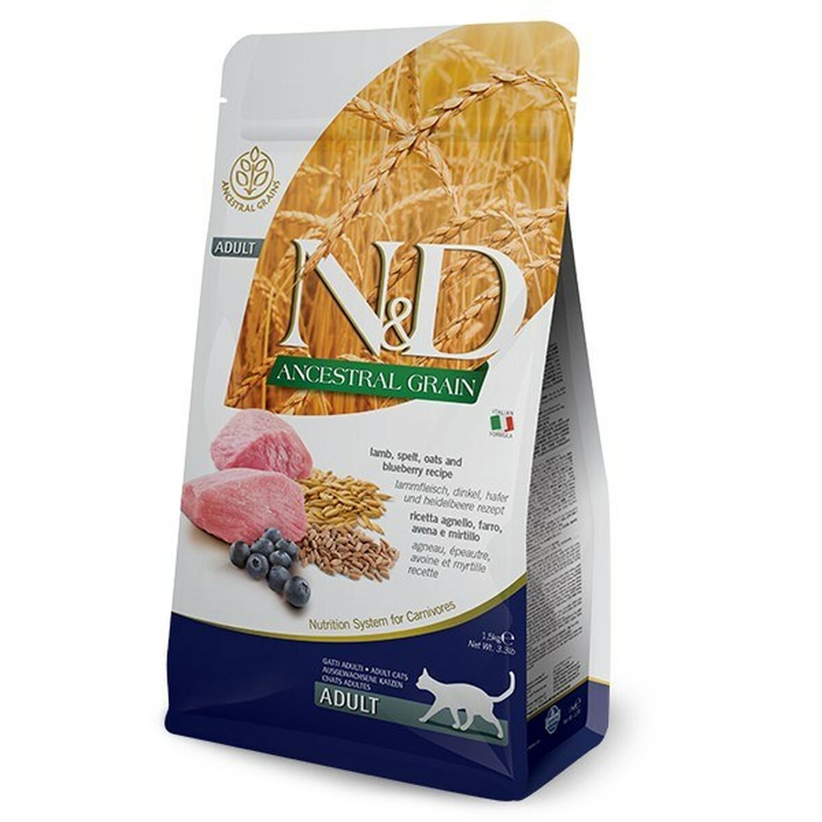 Cibo per gatti Farmina N&D Adulto Mirtillo Agnello 1,5 Kg 2 S9110469_0
