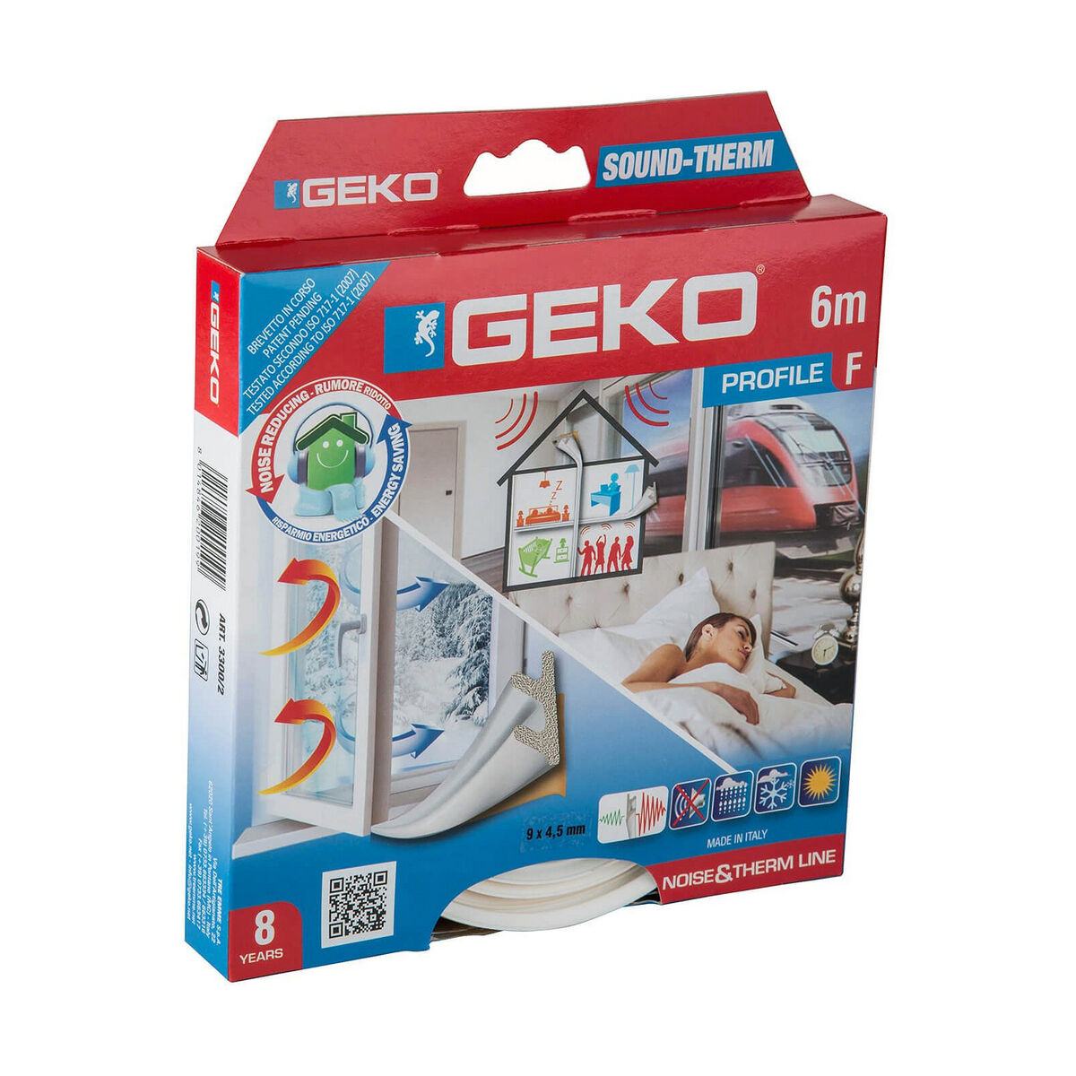 Guarnizione Geko Bianco 6 m 2 S7902309_0