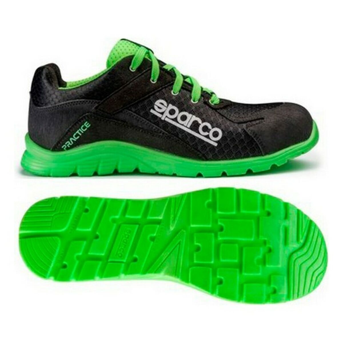 Scarpe di Sicurezza Sparco Practice 07517 Nero/Verde 2 S3711883_0