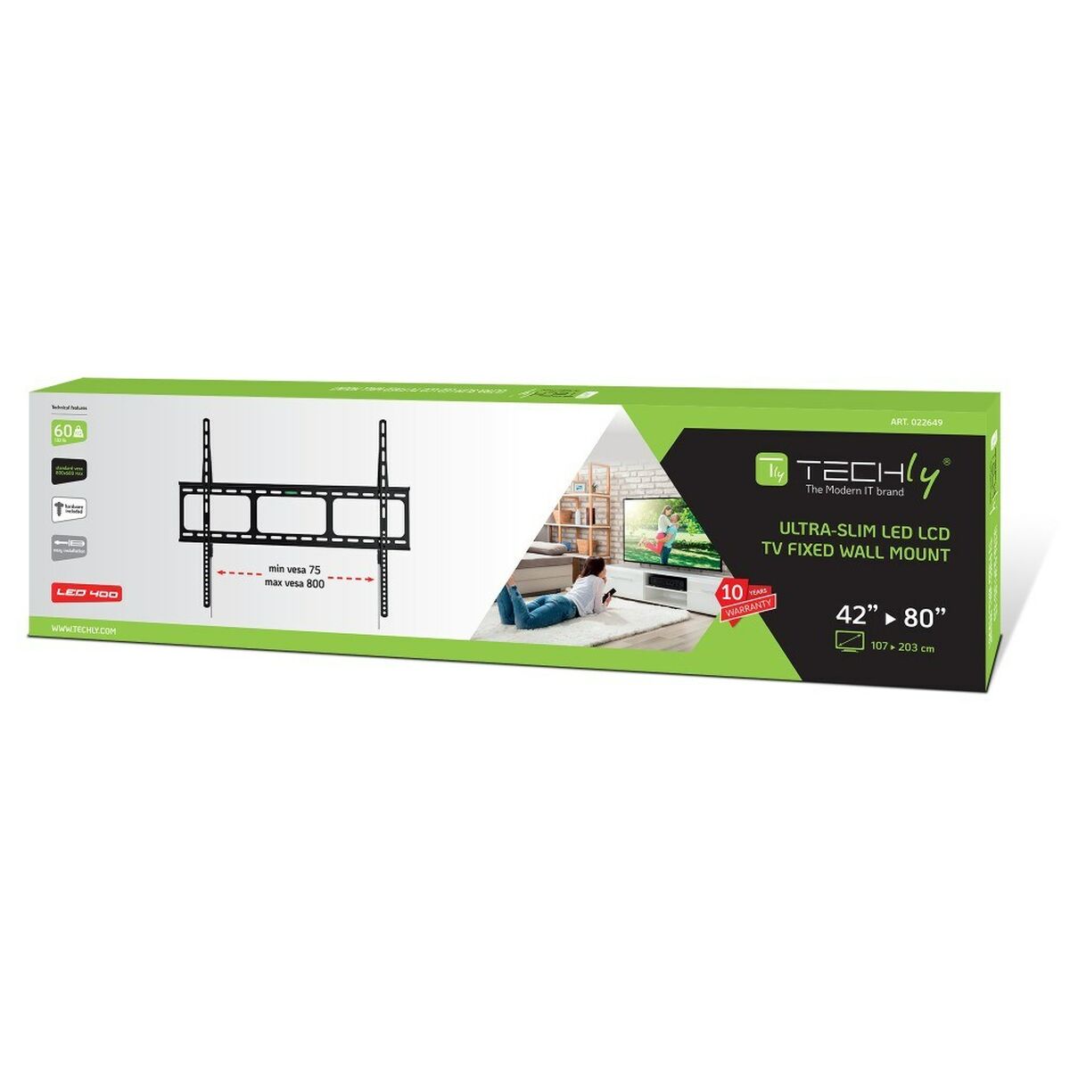 Supporto TV Techly ICA-PLB 860 42" 80" 60 Kg 3 S9128285_1