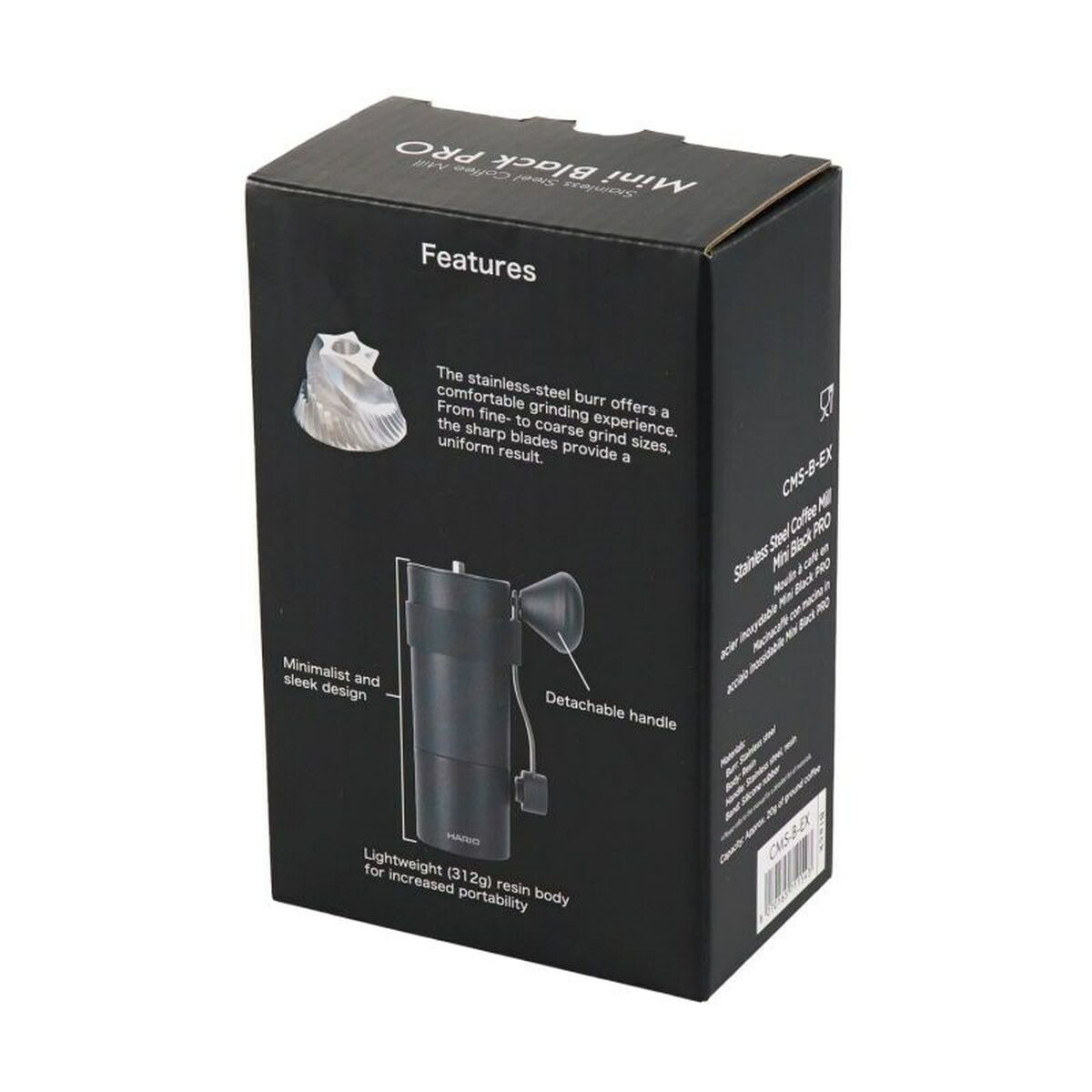 Macinino Elettrico Hario Mini Black Pro Nero 3 S91111729_1