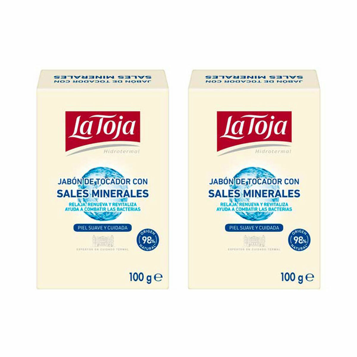 Sapone per le Mani La Toja HIDROTERMAL 100 g 2 Unità 2 S05122237_0