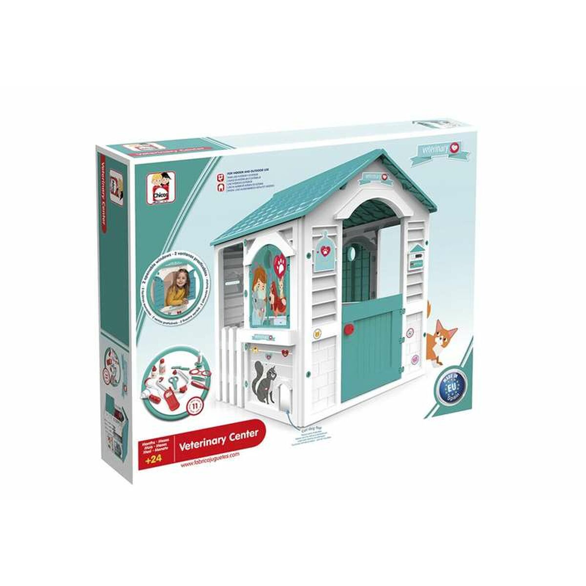 Casa da Gioco per Bambini Chicos 84 x 103 x 104 cm Veterinario 3 S2436318_1