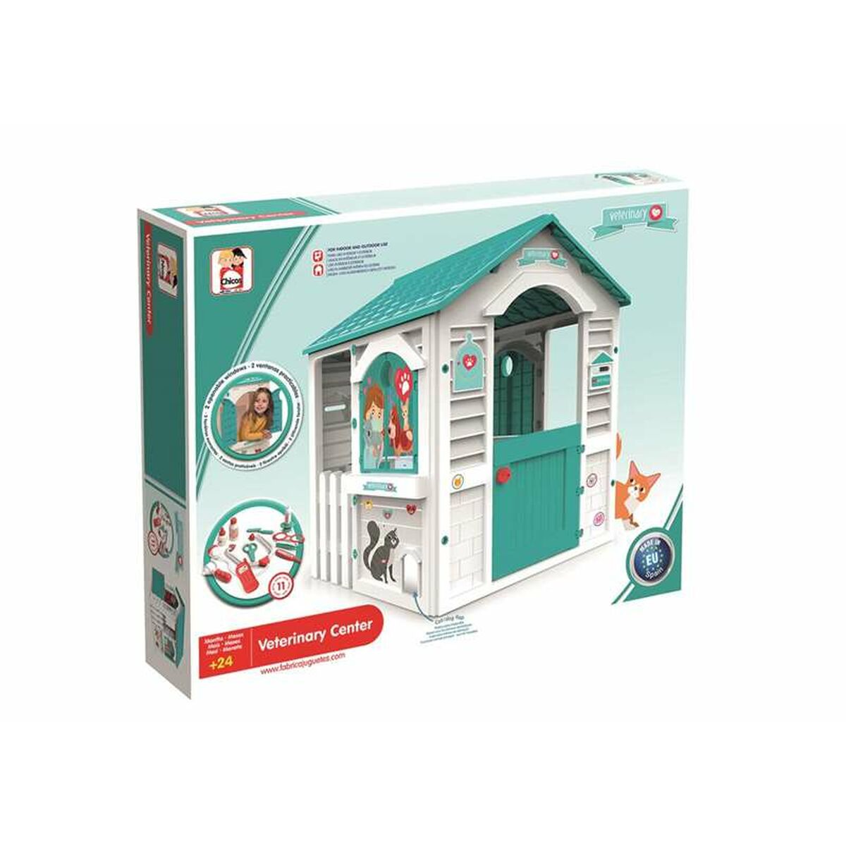 Casa da Gioco per Bambini Chicos 84 x 103 x 104 cm Veterinario 6 S2436318_4