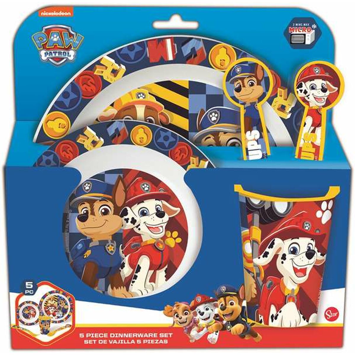 Set di stoviglie per bambini The Paw Patrol Boy Rescue Pups 5 Pezzi 2 S2453809_0