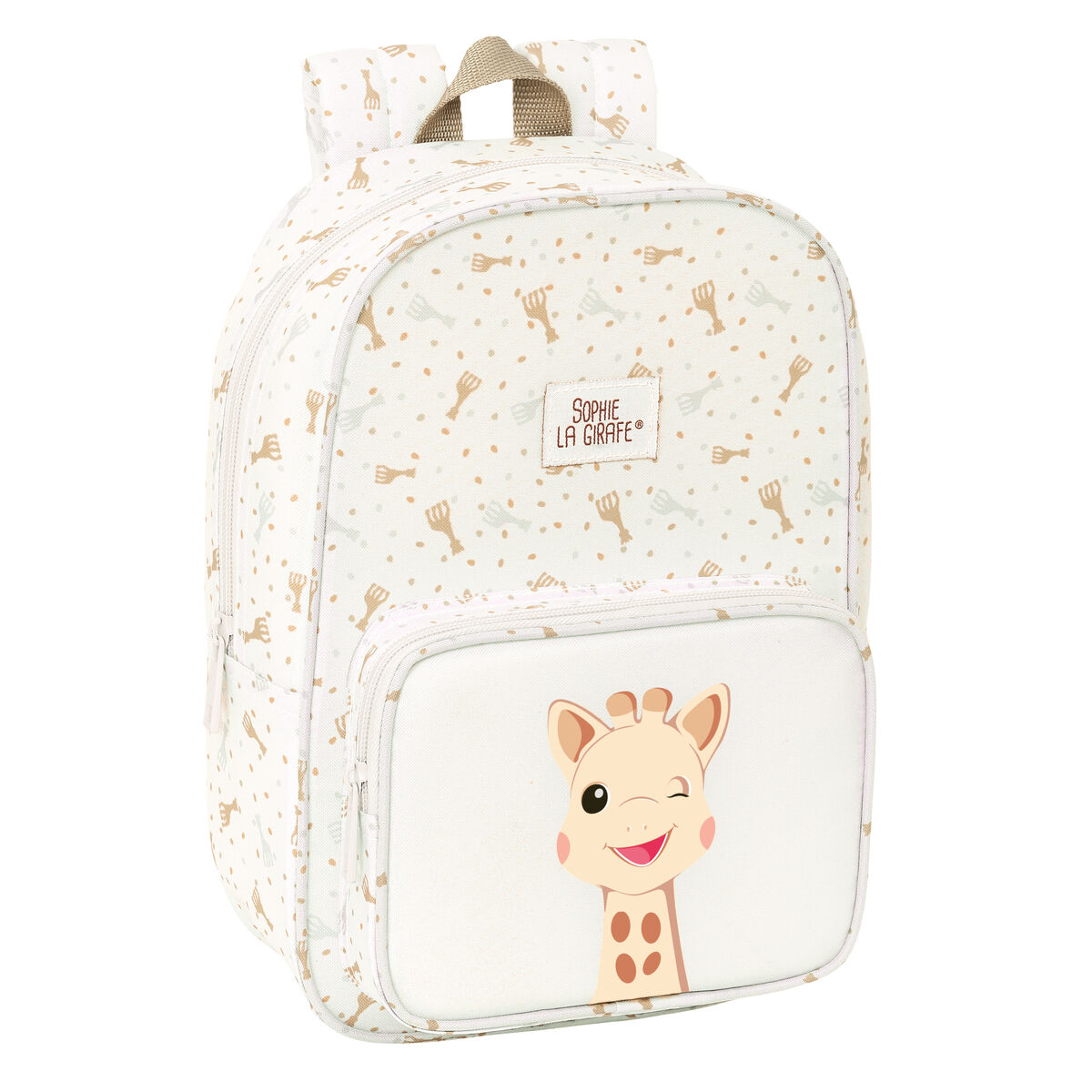 Zaino Scuola Sophie la Girafe Beige 20 x 28 x 8 cm 2 S4310594_0