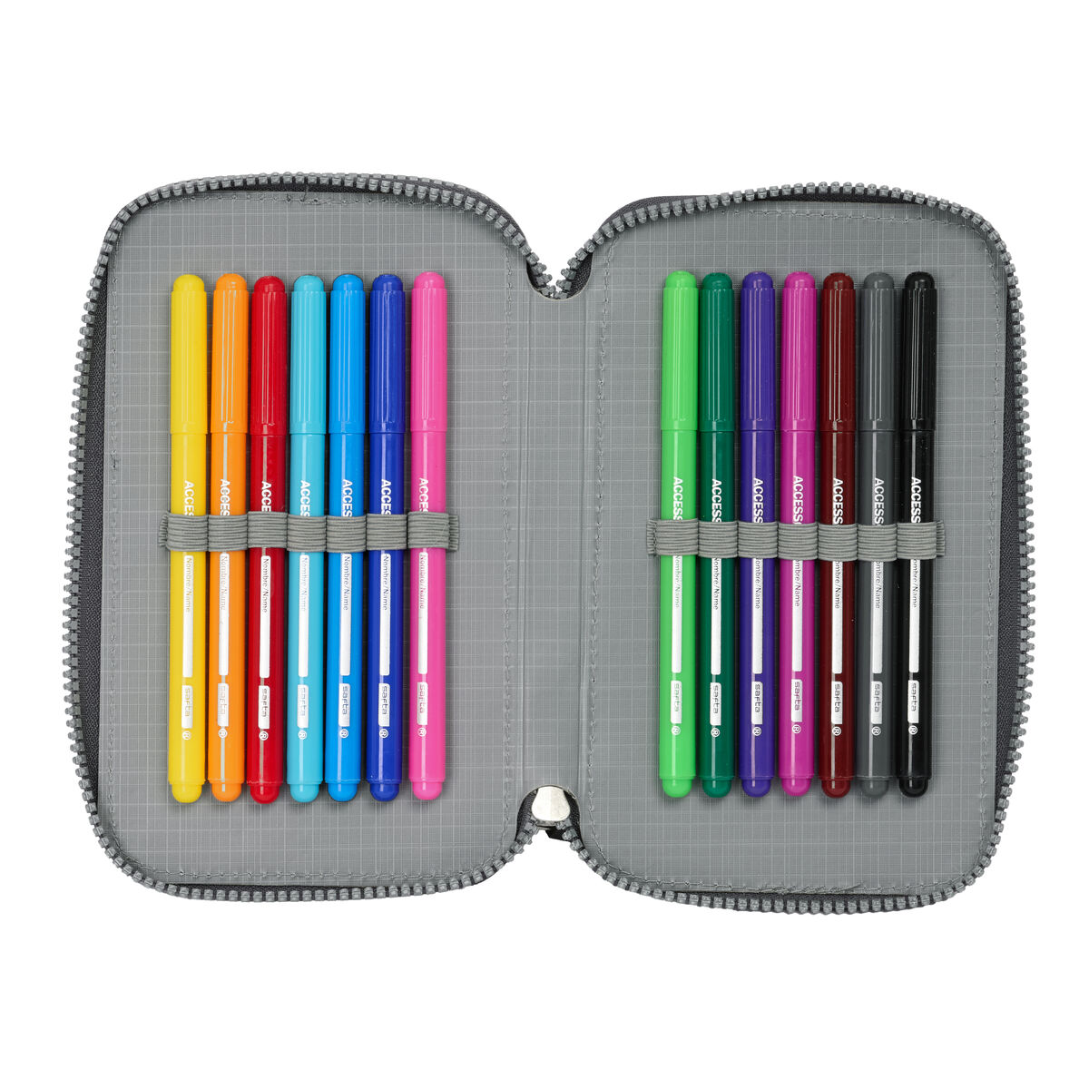 Necessaire Real Madrid C.F. Grigio 12.5 x 19.5 x 4 cm 29 Pezzi 4 S4312433_2