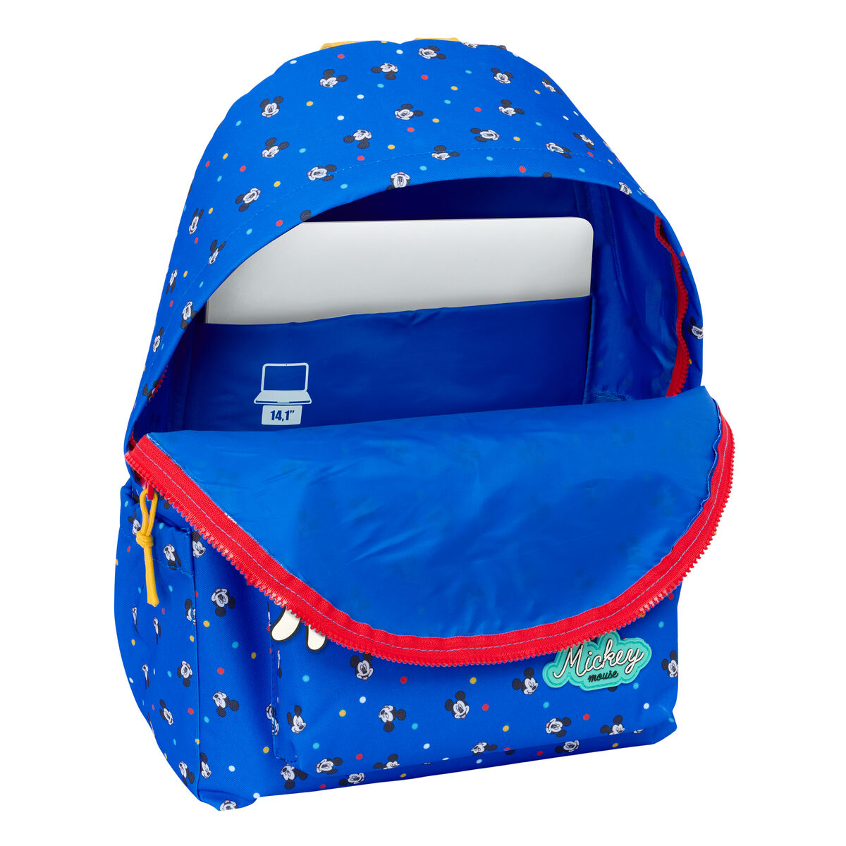 Zaino Scuola Mickey Mouse Clubhouse Good day Azzurro 31 x 43 x 13 cm 5 S4311617_3