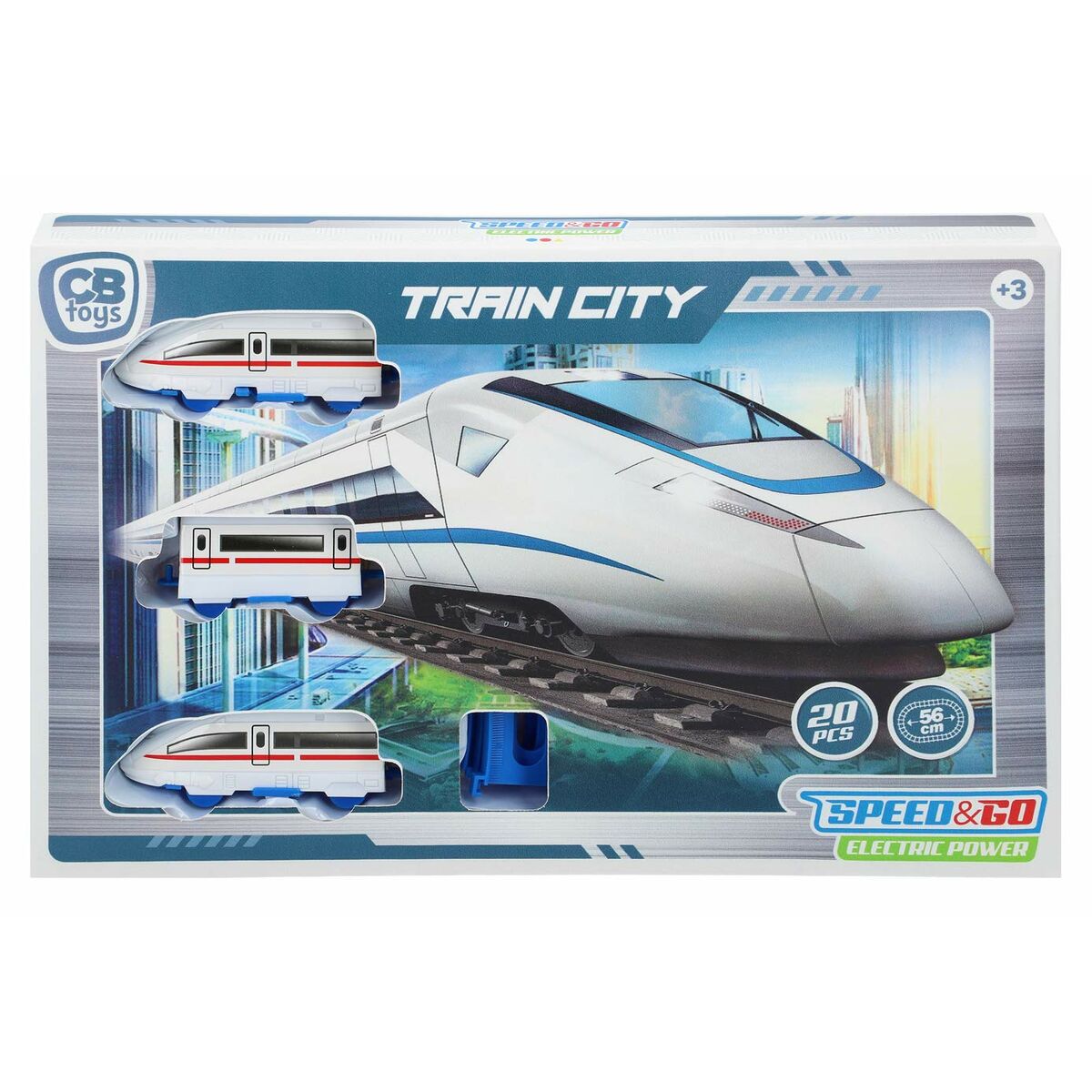 Tren con il circuito Speed & Go 20 Pezzi 56 cm 4 S2425764_2