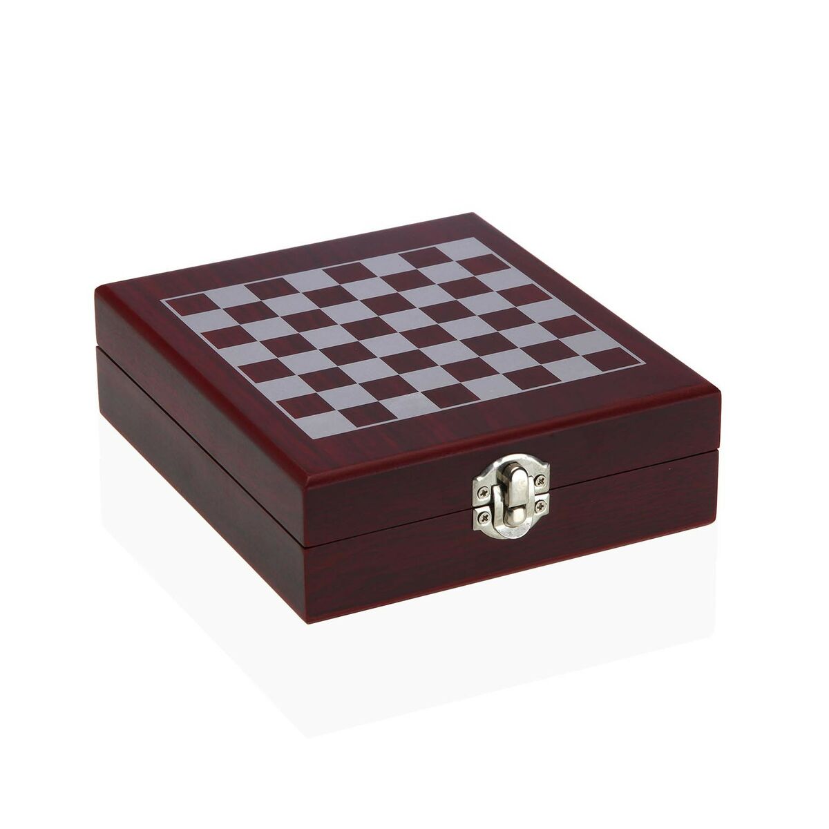 Set di Accessori per il Vino Versa Scacchi Cristallo ABS Legno MDF 16,8 x 5,1 x 14,78 cm 3 S3411496_1