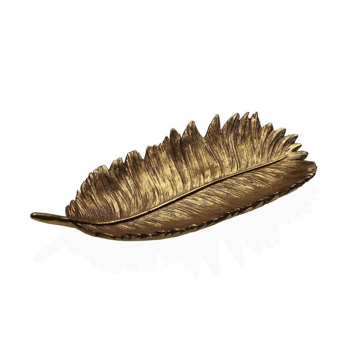 Centrotavola Versa Dorato Piuma 12,8 x 4,2 x 27 cm 2 S3413894_0