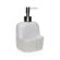 Dispenser di Sapone Versa Serpentine Ceramica 9,4 x 17,8 x 10,5 cm 1 S3413007_0