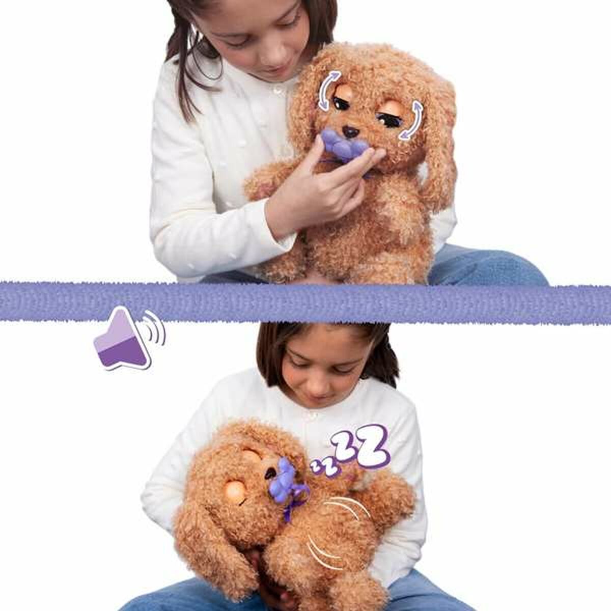 Peluche con Suono IMC Toys Baby Paw 20 x 29 x 13 cm Multicolore 7 S2441695_5
