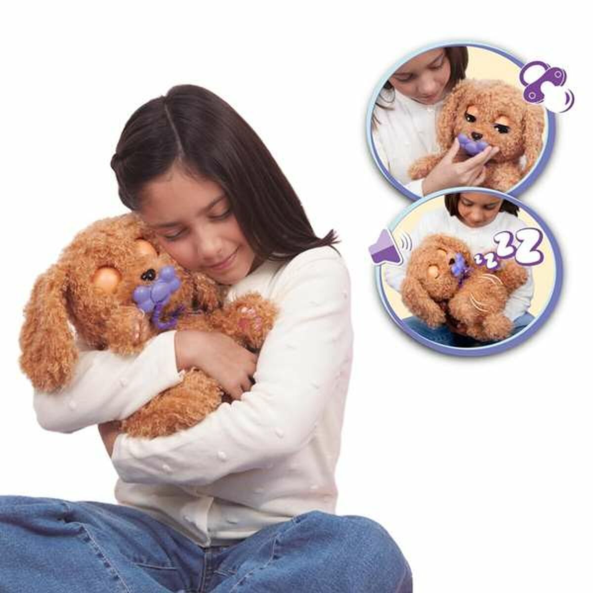 Peluche con Suono IMC Toys Baby Paw 20 x 29 x 13 cm Multicolore 9 S2441695_7