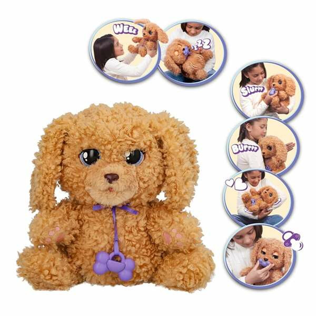Peluche con Suono IMC Toys Baby Paw 20 x 29 x 13 cm Multicolore 10 S2441695_8