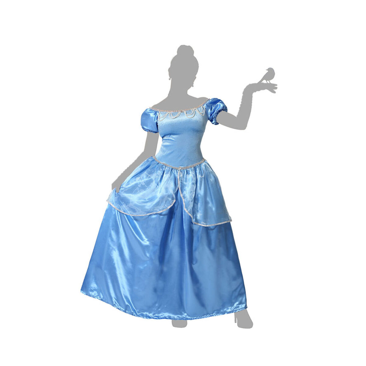 Costume per Adulti Principessa Azzurro 2 S1135816_0