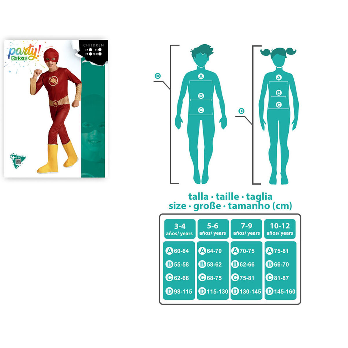 Costume per Bambini Supereroe 6 S1135813_4