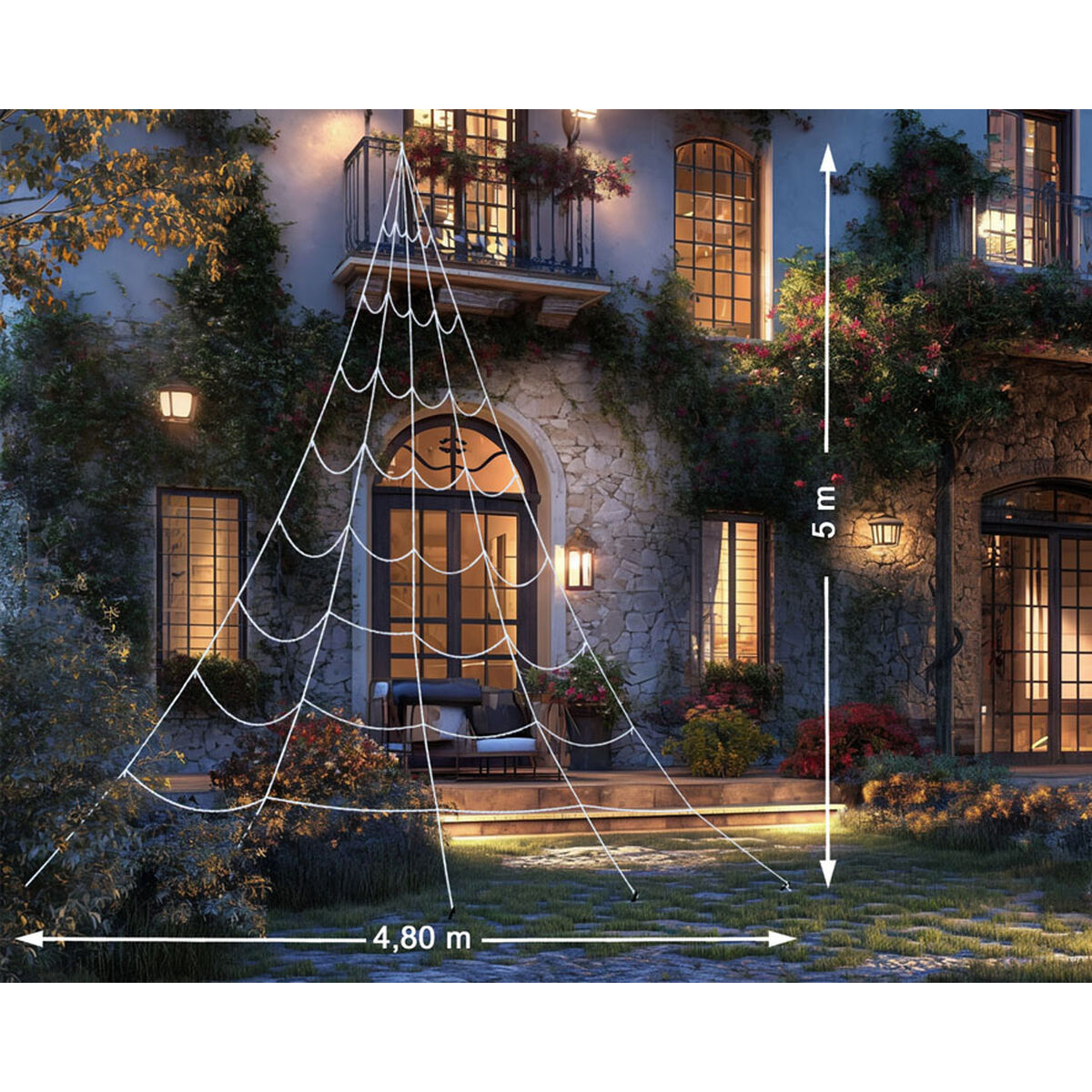 Decorazione per Halloween 5 m Ragnatela 3 S1135408_1