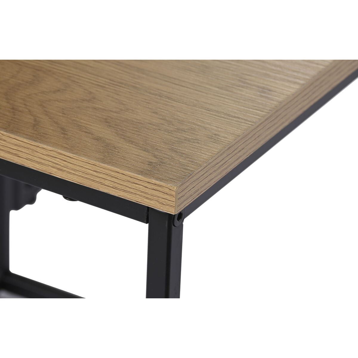 Set di 3 tavoli DKD Home Decor Nero Metallo 45 x 45 x 45 cm Legno MDF 5 S3044018_3