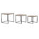 Set di 3 tavoli DKD Home Decor Nero Metallo 45 x 45 x 45 cm Legno MDF 1 S3044018_0