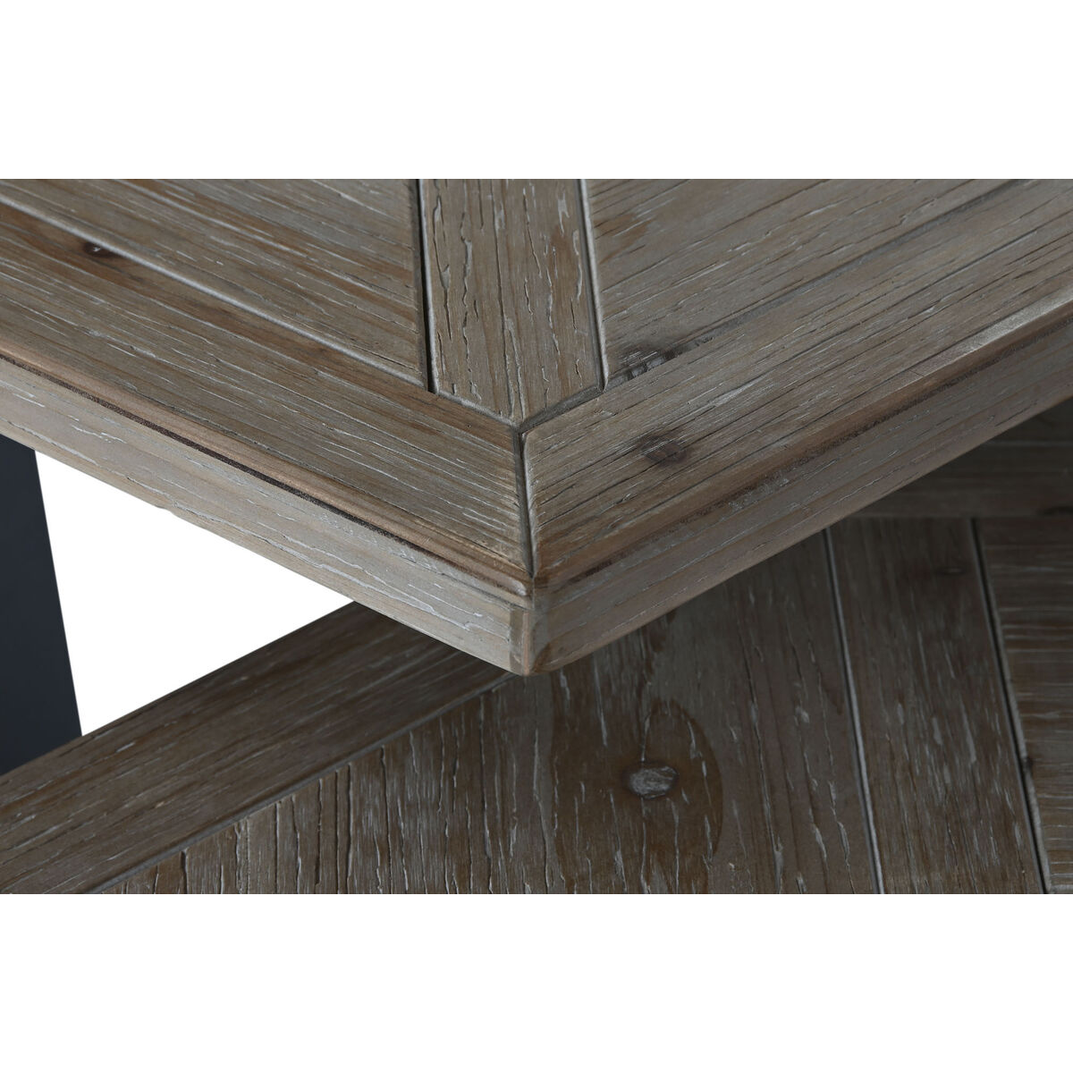 Tavolino da Caffè Home ESPRIT Nero Naturale Metallo Legno di abete 118 x 78 x 45 cm 4 S3056382_2