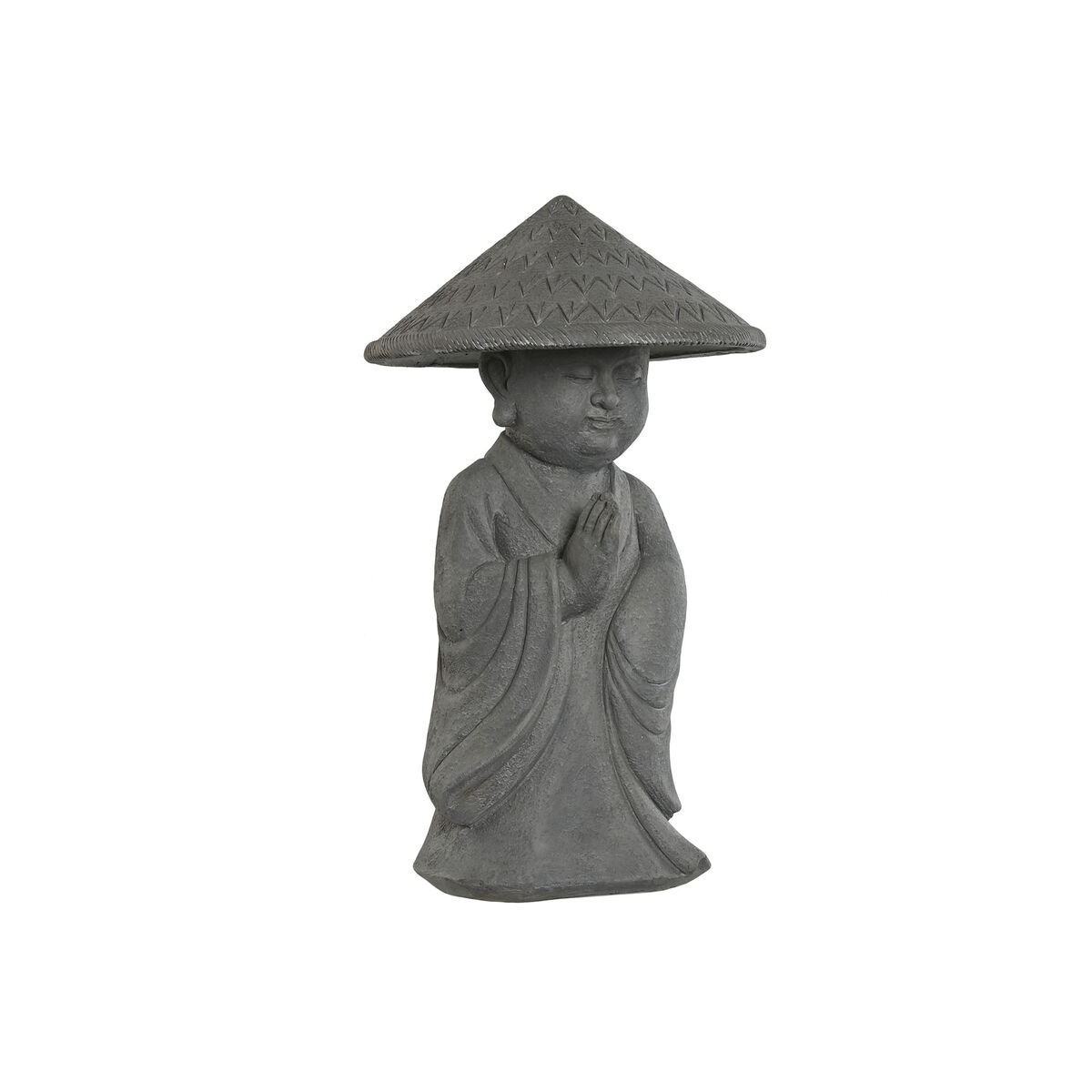 Statua Decorativa Home ESPRIT Grigio Frate Orientale 30 x 30 x 51 cm 2 S3056068_0